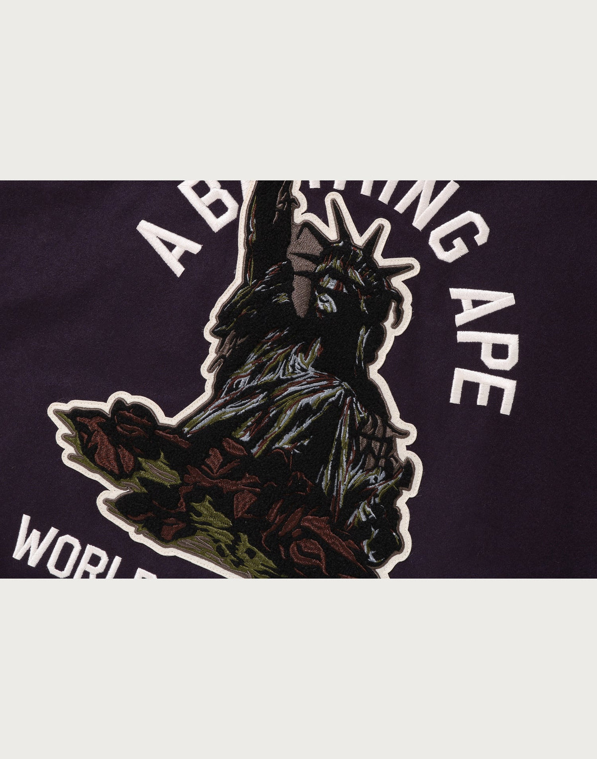 A BATHING APE VARSITY JACKET MENS