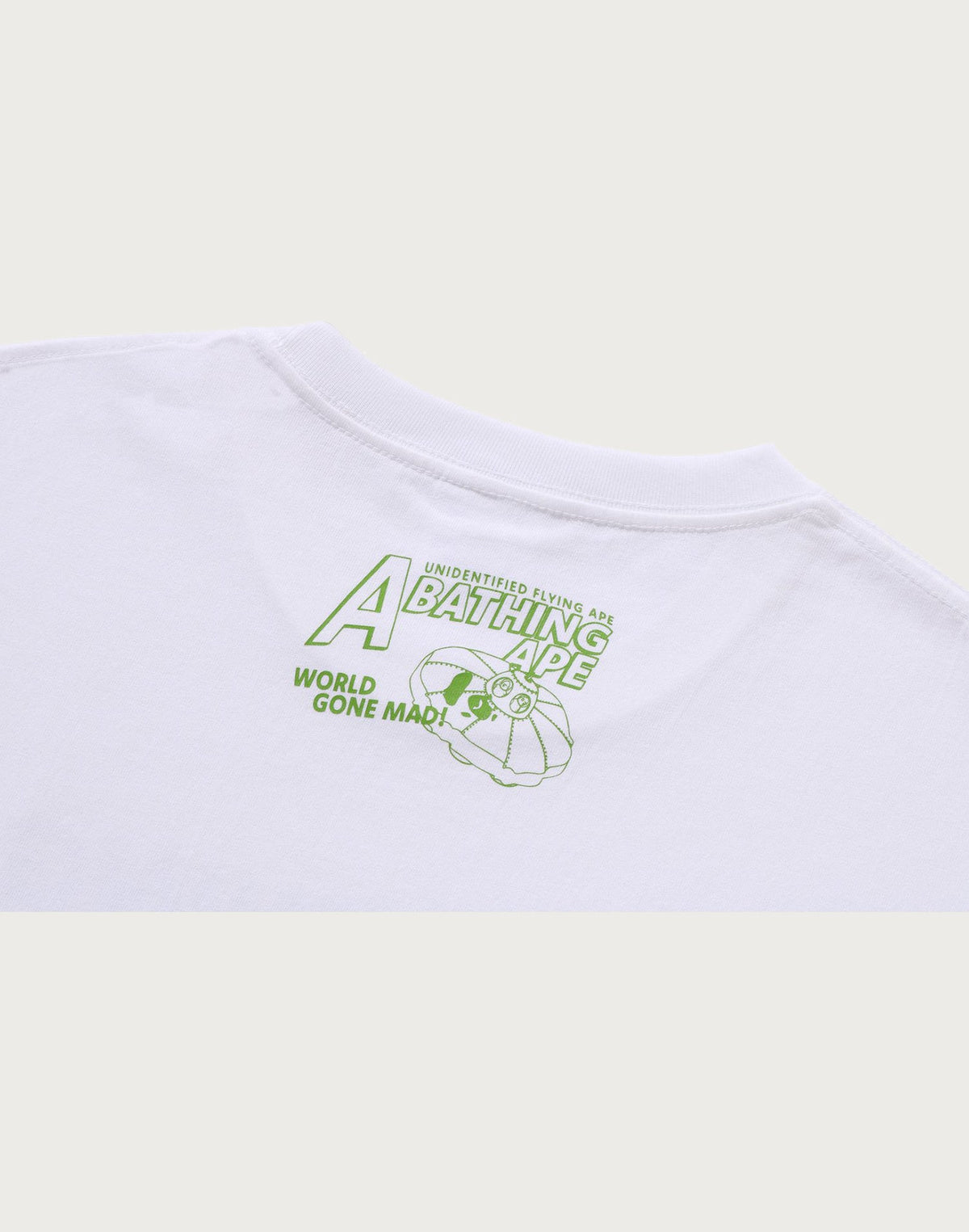APE HEAD UFO ON MOON TEE MENS