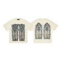 WHO DECIDES WAR Gothic Embroidered Graphic T-Shirt Unisex Oversized Streetwear Cotton Tee