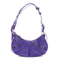 Agneau Arena Le Cagole Shoulder Bag XS Purple