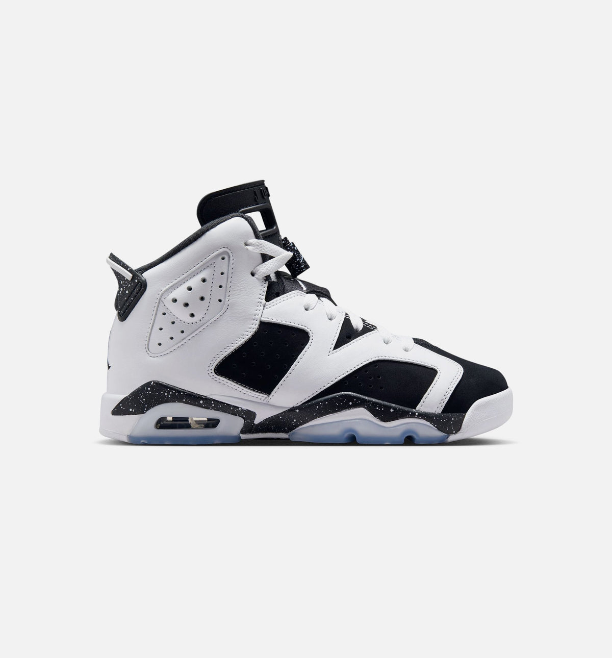 Air Jordan 6 Retro Black and White Grade School Lifestyle Shoes (GS)