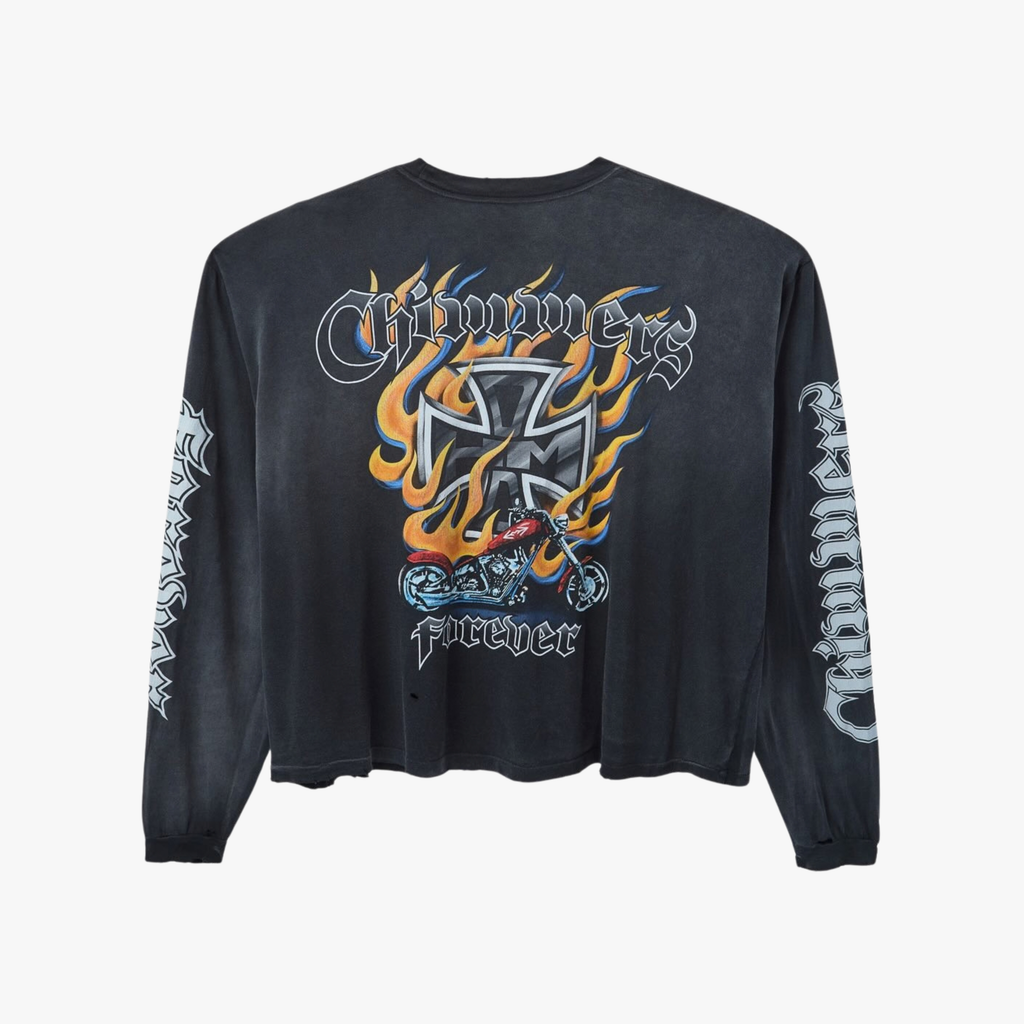 HMDD Ghost Rider LS Shirt Black