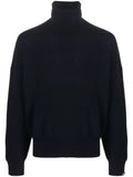 extreme cashmere roll neck knitted jumper