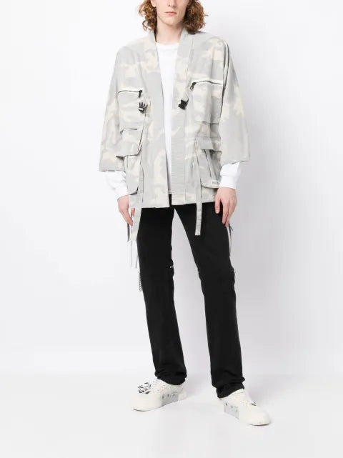 Mostly Heard Rarely Seen corduroy camouflage jacket