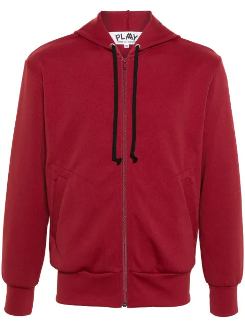 Comme Des Garçons Play logo-appliqué hoodie