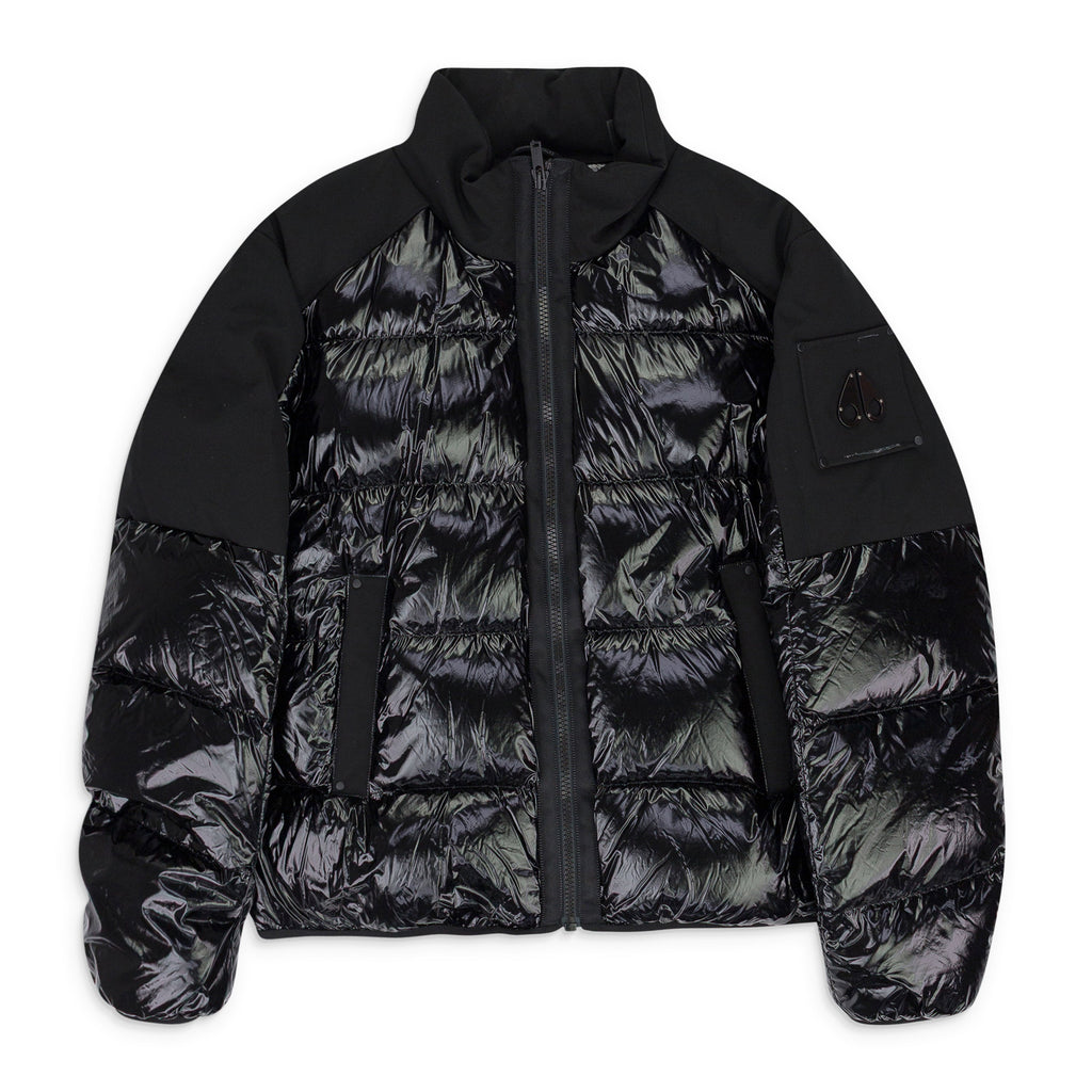 Black / Black Dugald Puffer Coat