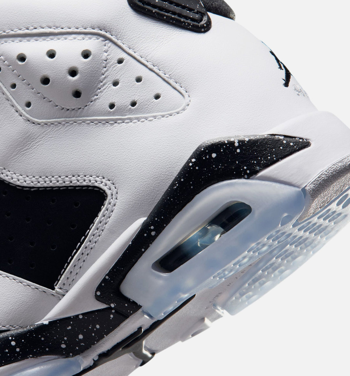 Air Jordan 6 Retro Black and White Grade School Lifestyle Shoes (GS)