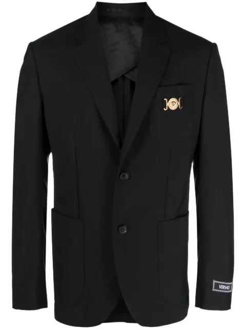 Versace wool single-breasted blazer