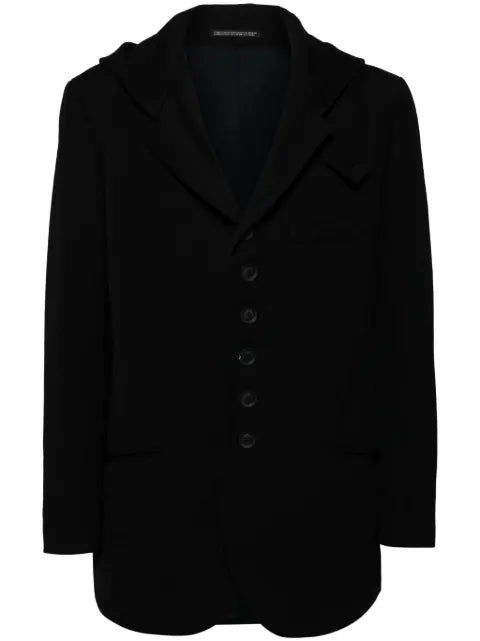 Yohji Yamamoto hooded wool jacket