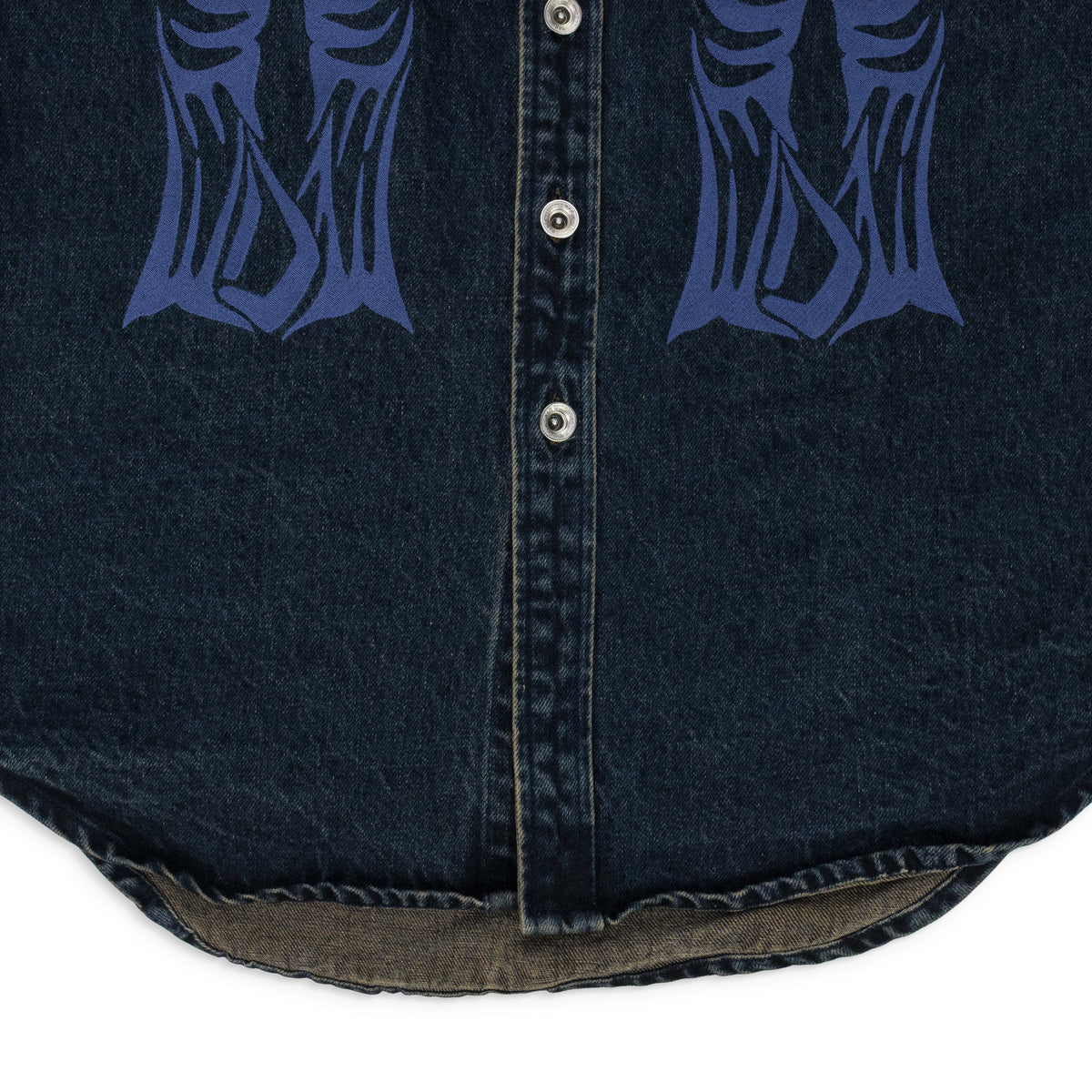INDIGO GRADIENT BUTTON-DOWN SHIRT