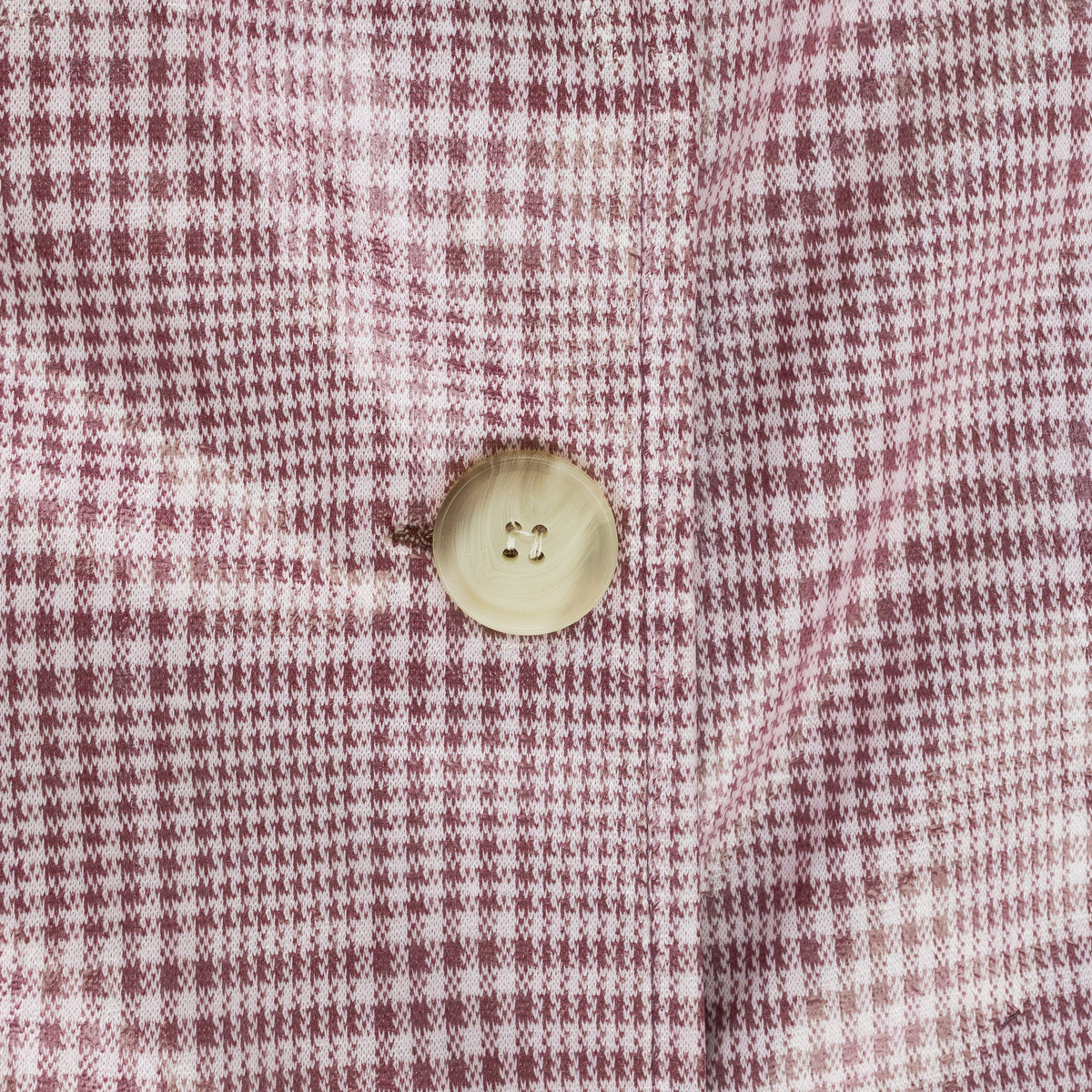 Pink Plaid Vinyl Trenchcoat