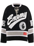 SAINT MXXXXXX Public Enemy logo-patch long-sleeve T-shirt