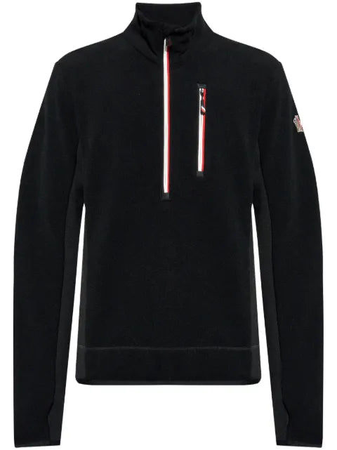 Moncler Grenoble half-zip fleece sweatshirt