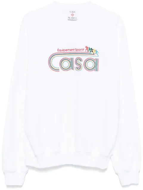 Casablanca Equipement Sportif Embroidered sweatshirt
