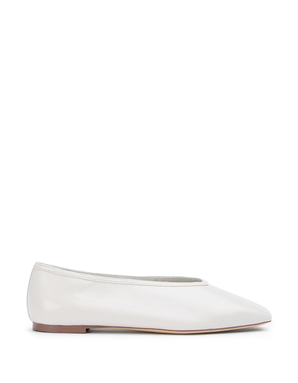 Square-Toe Ballet Flat