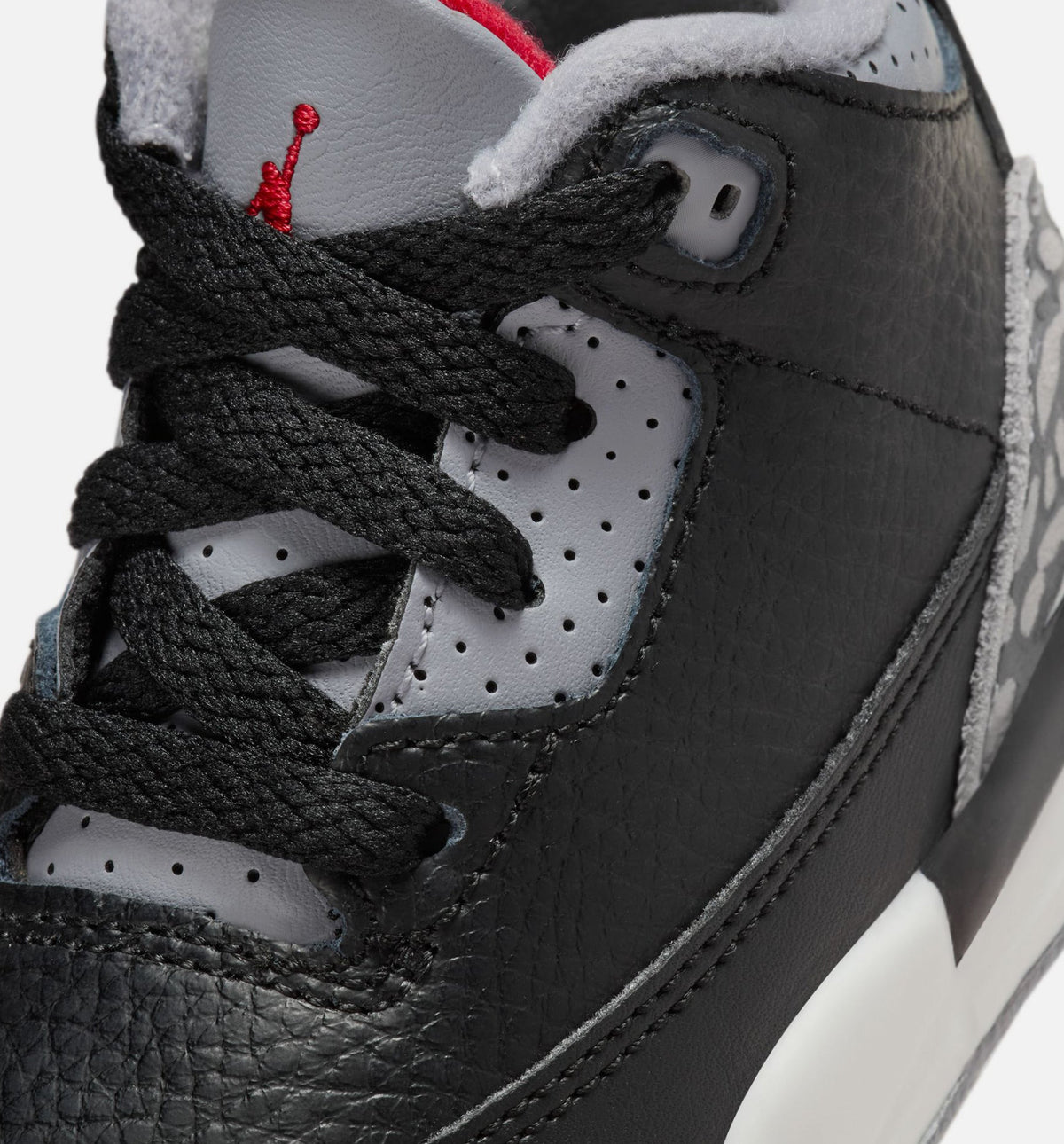 Air Jordan 3 Retro Black Cement Infant/Toddler – Black/Fire Red/Cement Grey/Summit White