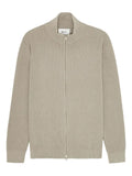 NN07 ribbed zip-up cardigan