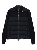 Moorer zipped padded jacket