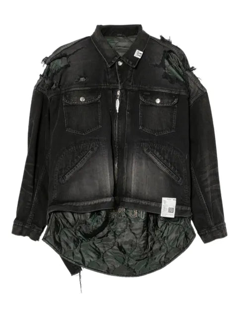 Maison MIHARA YASUHIRO distressed denim jacket