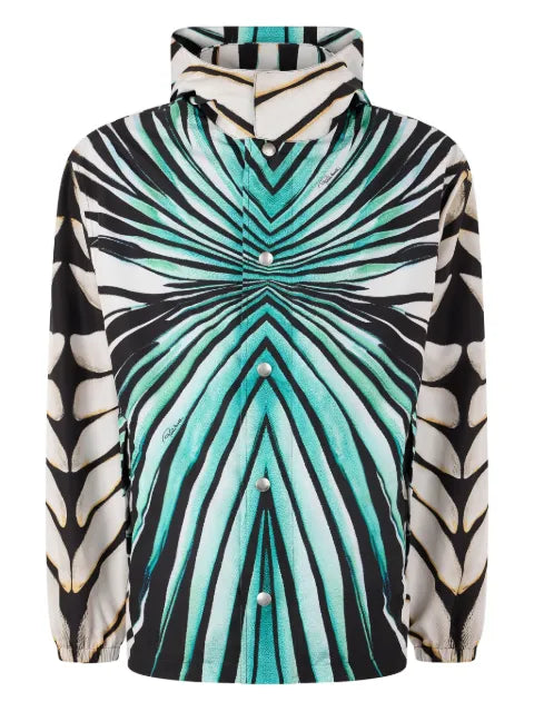 Roberto Cavalli Ray Of Sea-print jacket