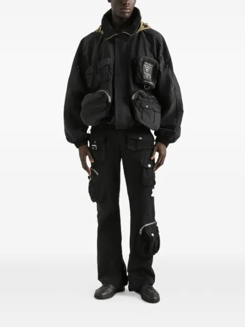 Dolce & Gabbana waxed natté bomber jacket
