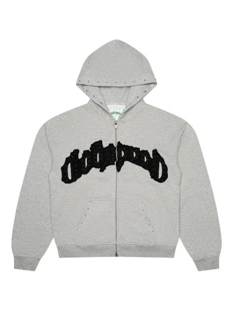 GODSPEED Symmetric Studded hoodie