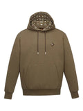 MCM logo patch ponte hoodie