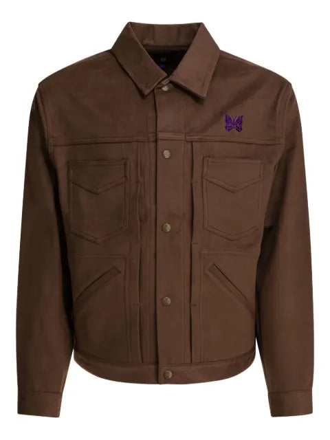 Needles flap-pocket jacket