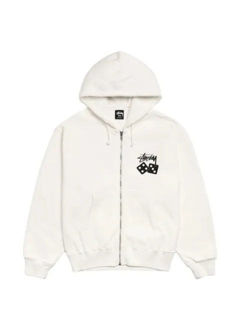 Stüssy dice-print zip hoodie