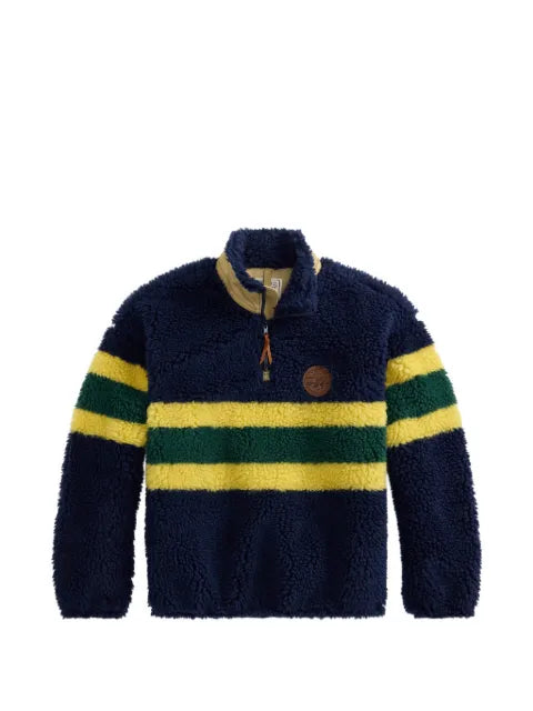 Polo Ralph Lauren striped pile-fleece pullover
