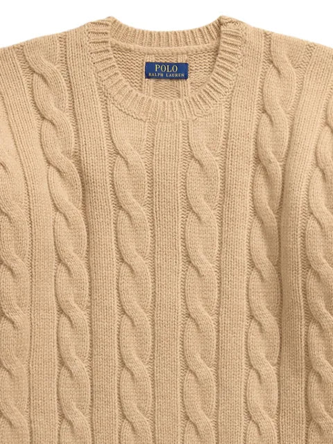 Polo Ralph Lauren Relaxed Fit cable wool-blend jumper