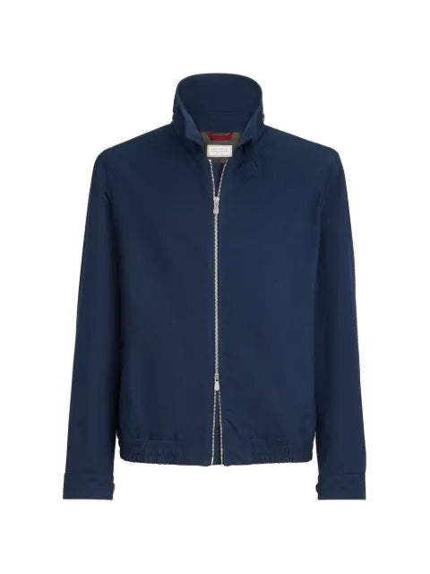 Brunello Cucinelli water-resistant microfiber outerwear jacket