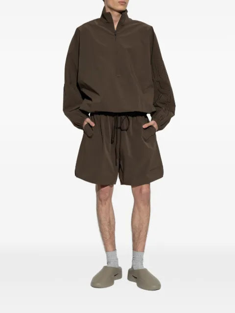 FEAR OF GOD ESSENTIALS Essentials logo-embroidered half-zip sweatshirt