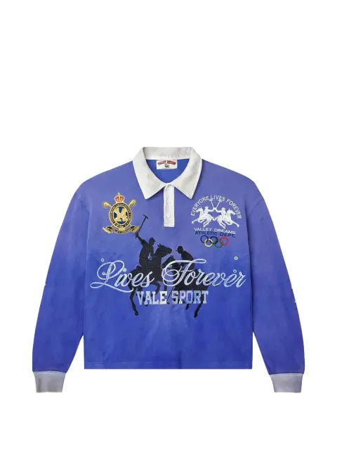 Vale polo-shirt sweatshirt