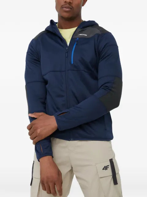 Viking Yosemite zip-up panelled hoodie