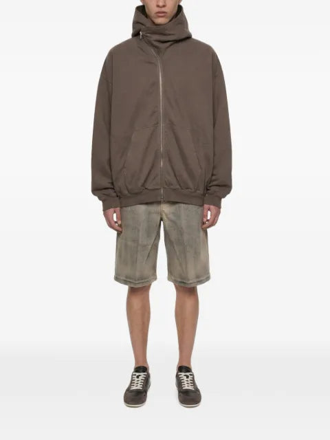 Rick Owens DRKSHDW asymmetric-zip hoodie