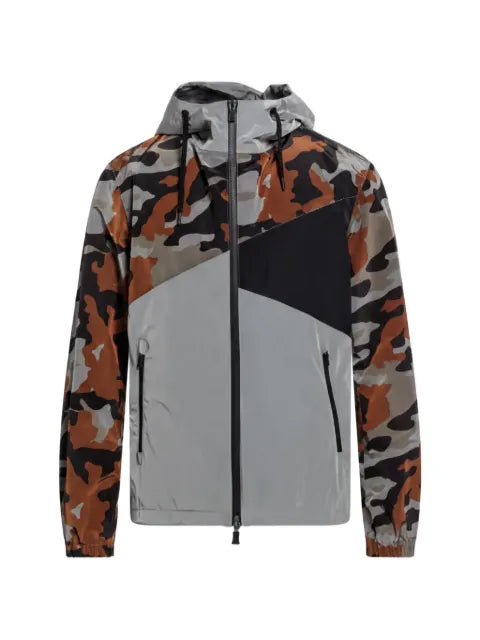 Herno camouflage-print hooded jacket