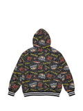 Supreme x Mitchell & Ness NBA logo-print zip-up hoodie