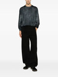 Avant Toi distressed-effect acid-wash sweater