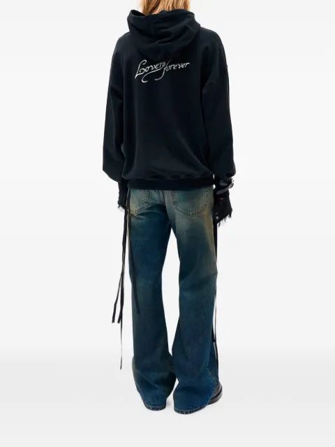 Ann Demeulemeester Bardi rear-print hoodie