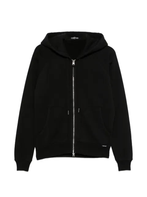 TOM FORD zip-fastening drawstring hoodie