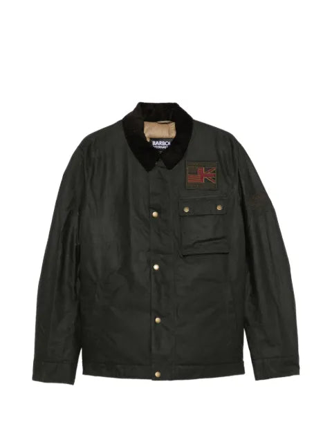 Barbour International Steve McQueen logo-patch padded jacket
