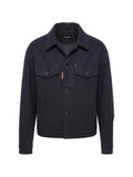 DSQUARED2 button-up wool jacket