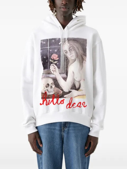 Endless Joy Hello Dear cotton hoodie