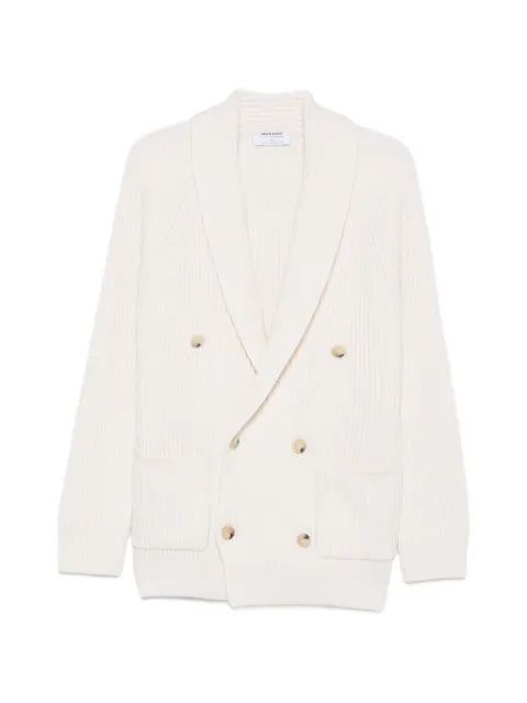 Gran Sasso double-breasted ribbed-knit cardigan