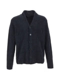 Emporio Armani ribbed virgin wool-blend cardigan