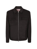 Herno zip-up chest-pocket overshirt