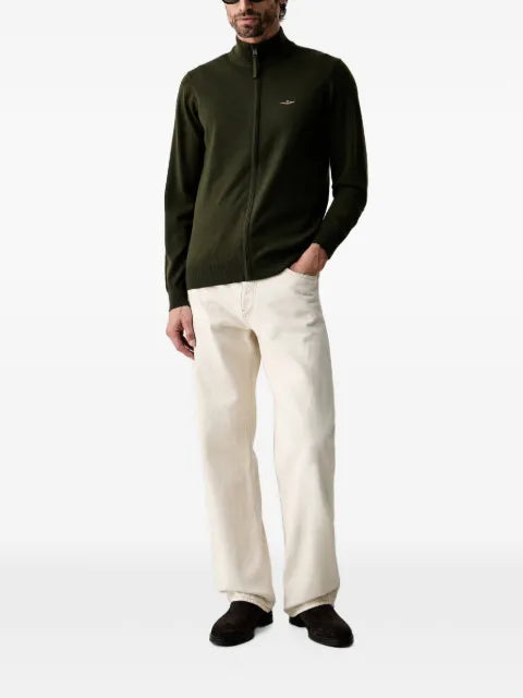 Aeronautica Militare zip-up high-neck cardigan