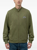 HUGO logo-patch zip-up sweatshirt