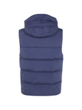 Moorer quilted hooded gilet